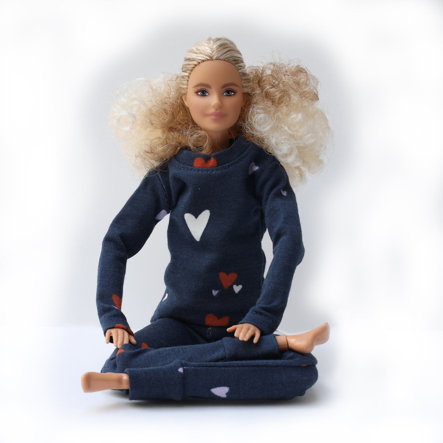 Harten kinder pyjama maat 74 tot 152 met Pyjama geschikt voor Barbie